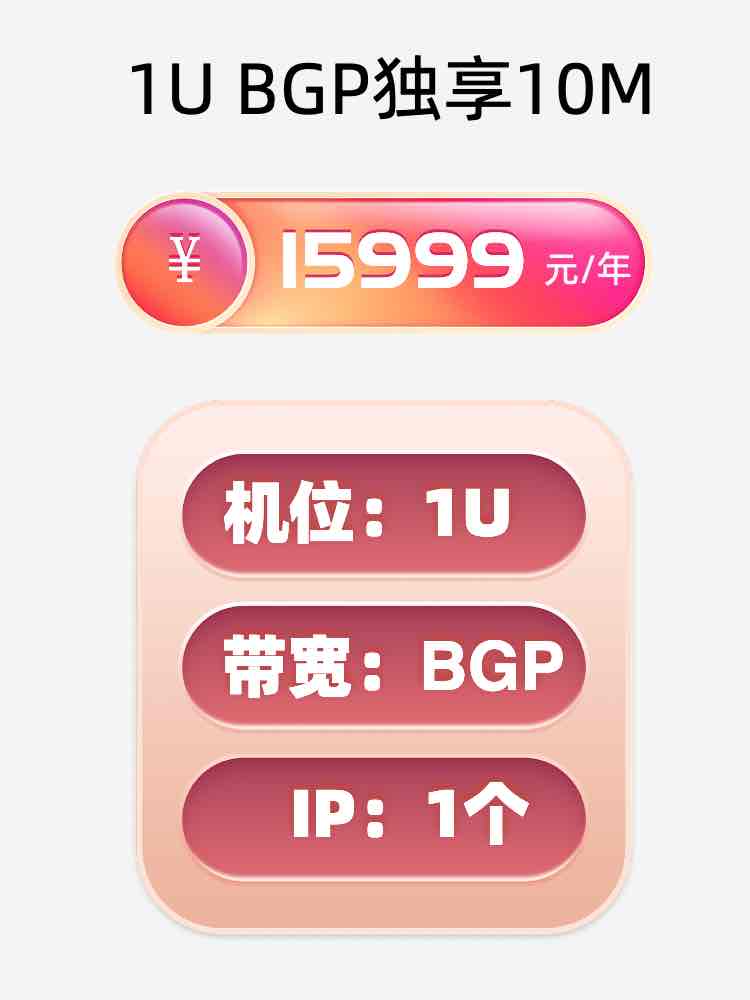 山东BGP独享服务器托管价格